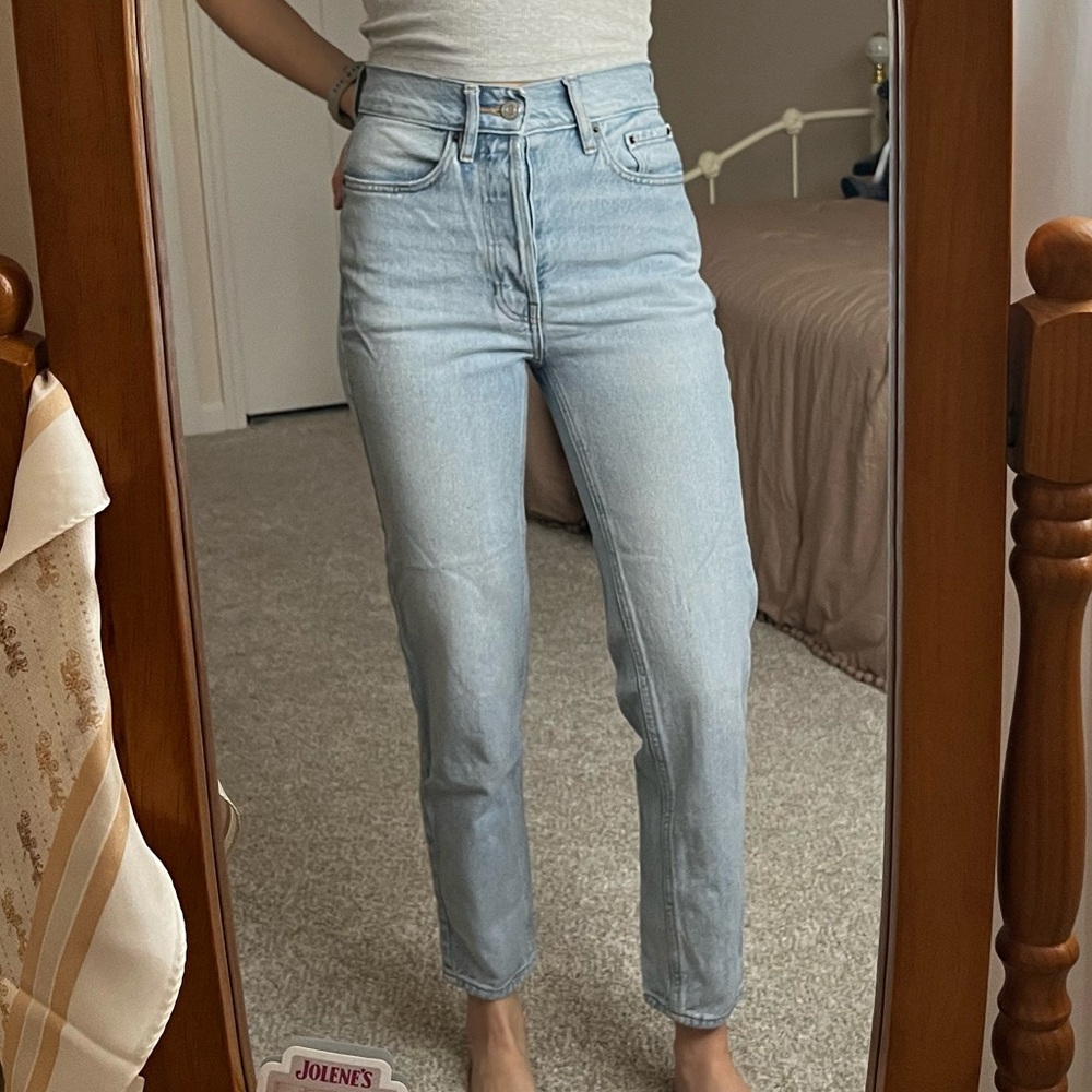 PacSun Light Wash Ultra High Rise Slim Fit Jeans